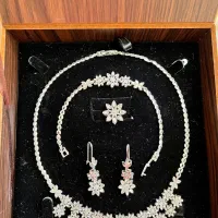 سرویس نقره تراش طرح گل
