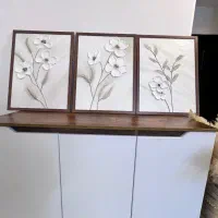 تابلوسه تیکه گل گندم|تابلو، نقاشی، عکس|لاهیجان, کوی خزر|دیوار