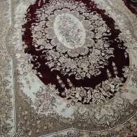 دو عدد قالی 6 متری نخی در حد نو|فرش|فلاورجان, |دیوار