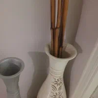 سه عدد گلدان بانی بامبو|گل مصنوعی|مشهد, شهید فرامرز عباسی|دیوار