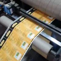 چاپ لیبل رول صدفی و متالایز