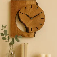 انواع ساعت های دیواری دست‌ساز چوب و رزین