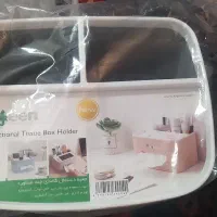 جاروغن و جا ابلیمویا تزیینی جا دستمال کاغذی و قیچی|ظروف سرو و پذیرایی|قم, آذر (نکویی)|دیوار