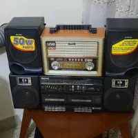 رادیو ظبط  تک کاست و دو کاست|سیستم صوتی خانگی|قم, شهرک قدس|دیوار