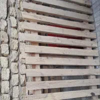رمپ چوبی برای پیاده و سوار کردن بار در وانت