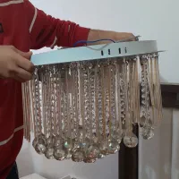 دو عدد لوستر سقفی بزرگ