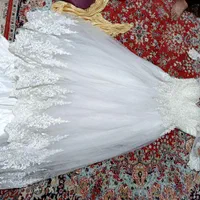 حراج فروش لباس عروس دونه آیی ۳۹۹ با همه لوازم|لباس|قزوین, |دیوار
