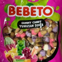 پاستیل ببتو ۱ کیلویی و ۸۰ گرمی طعمها کامل bebeto