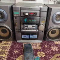 ضبط سه دیسک سونی|سیستم صوتی خانگی|بناب, |دیوار