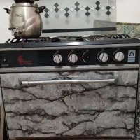 اجاق گاز طرح فر پنج شعله
