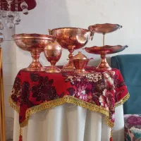 سرویس پذیرایی چینی گل برجسته طلایی ۱۲ نفره|ظروف سرو و پذیرایی|بومهن, |دیوار