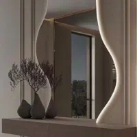 آینه سندبلاست|آینه|تهران, استاد معین|دیوار