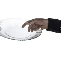 بشقاب میوه خوری بلور