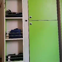 تخت و کمد ویترین کودک و پیشخوان|تخت و سرویس خواب|کرج, شهرک آسمان|دیوار