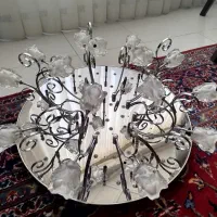 لوستر سقفی نو دارای چند مدل نور|لوستر و چراغ آویز|همدان, |دیوار