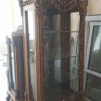 بوفه جنس چوب دو عدد در حد نو کم کار