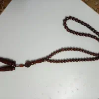 تسبیح کار دست زندان نقره کوب با چوب  عناب