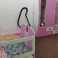 تخت دو نفره همراه با تشک و تخت و کمد بچه|تخت و سرویس خواب|بندر کنگان, |دیوار