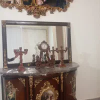 ساعت و شمعدان دکوری