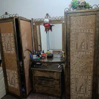 سرویس کمد ومیزناهارخوری|تخت و سرویس خواب|قم, شهر قائم|دیوار