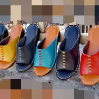 تبریز چرم انواع دمپایی تمام چرم