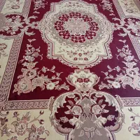 فرش۱۲متر به رنگ گردوی کمی دوره فرش پاره کی داره|فرش|سهند, |دیوار