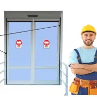 تعمیرات انواع درب اتوماتیک شیشه ای