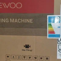 لباسشویی 9 کیلویی دوو سیلور مدل 990w آکبند