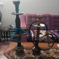 فروش 2 عدد قلیون چوب یکی تنه گردو یکی تنه معمولی|صنایع دستی و سایر لوازم تزئینی|تهران, جنت‌آباد مرکزی|دیوار