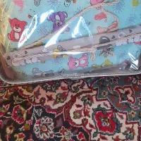 لحاف و تشک نوزادی به همراه تاب کودک|اسباب و اثاث بچه|خرمدره, |دیوار