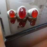 عقیق یمنی 3عدد باهم