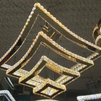 لوستر کریستالی ، اپلیکیشن دار|لوستر و چراغ آویز|کرمانشاه, |دیوار