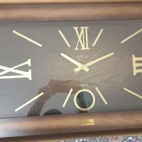 ساعت دیواری چوبی نو