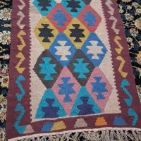 گلیم|گلیم، جاجیم، گبه|کرمانشاه, |دیوار