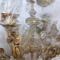 لوستر و دیوارکوب برنج