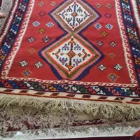 گلیم ترکی و جل اسب|گلیم، جاجیم، گبه|فیروزآباد (فارس), |دیوار