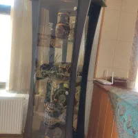 بوفه چوب راش قهوه ای تیره|بوفه، ویترین، کنسول|شهرکرد, |دیوار