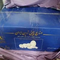 سرویس چینی ۱۲ نفره یا ۱۰۲ پارچه چینی زرین نو آکبند|ظروف سرو و پذیرایی|تهران, نازیآباد|دیوار