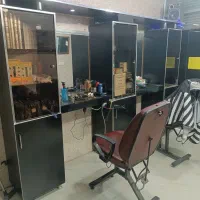 دکور آرایشگاه لوازم آرایشگاه آینه