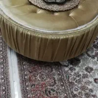 میز جلو مبلی به همراه شیشه