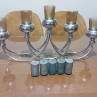 جا شمعدونی با شمع|صنایع دستی و سایر لوازم تزئینی|کیش, |دیوار