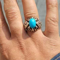 انگشتر فیروزه نیشابور کهنه عجمی