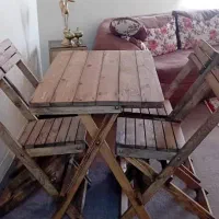 میز ناهارخوری چوبی ۴نفره کیفیت عالی چوب روس