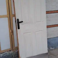 درب چوبی سرویس بهداشتی