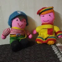 ۲عدد عروسک کار دست