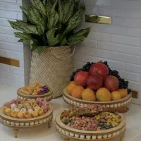 ظروف پذیرایی چوبی مهره دار