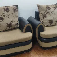 مبل راحتی نیم ست پنج نفره|مبلمان خانگی و میز عسلی|قم, آزادگان|دیوار