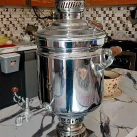 سماور استیل قدیمی ذغالی