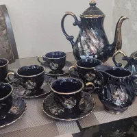فروش چایخوری سرمه ای آنتیک مخصوص جهیزیه