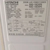 کندانسور ۱۸ هزار هیتاچی|کولر گازی و فن‌کوئل|ابریشم, |دیوار